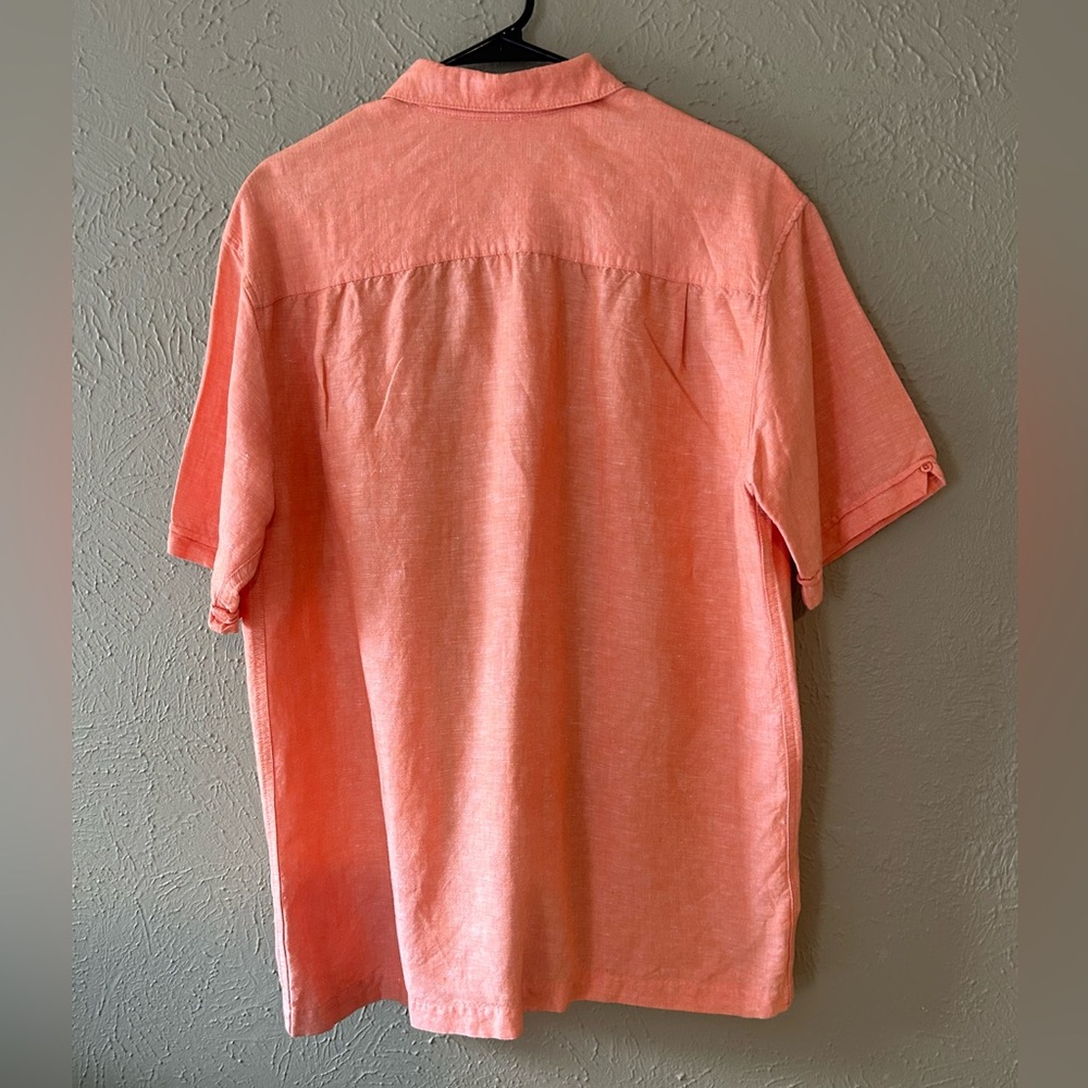 Havanera Men’s button-down shirt, Size L 55% Linen - Picture 4 of 7